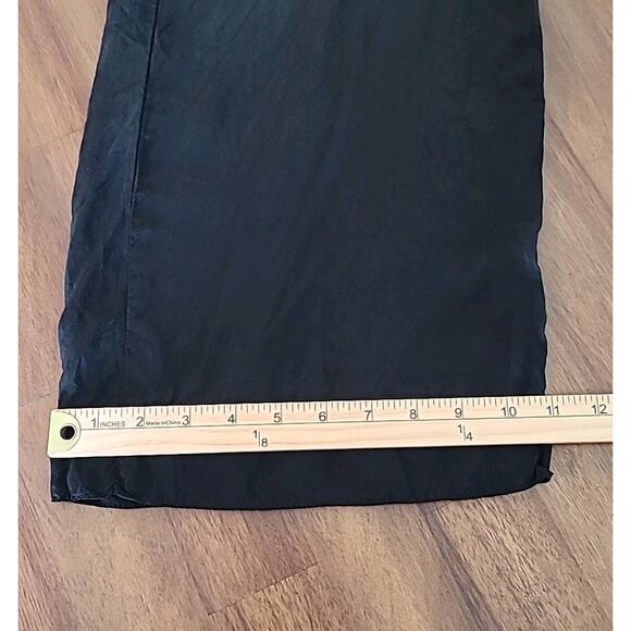 Johnny Was Black Shimmer Wide Leg Pants Sz M | Resort Luxe Boho - Picture 9 of 10